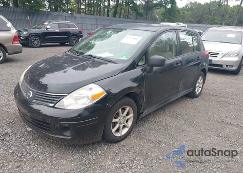 2007 Nissan Versa 1.8S from USA, damaged, VIN 3N1BC13E77L388275